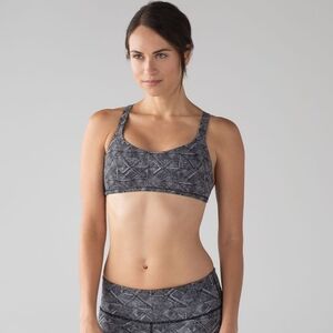 Lululemon Black / White Sports Bra